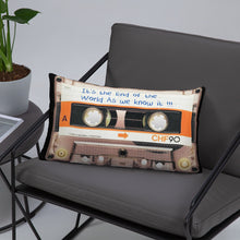 Load image into Gallery viewer, Cassette Pillow - Can be Personalized with your very own song
