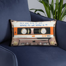 Load image into Gallery viewer, Cassette Pillow - Can be Personalized with your very own song
