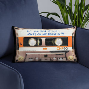 Cassette Pillow - Can be Personalized with your very own song