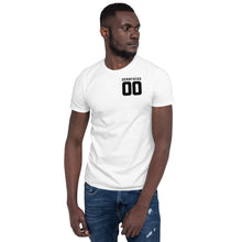 Load image into Gallery viewer, Zero F cks White White Black Unisex T-Shirt
