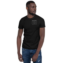 Load image into Gallery viewer, Zero F cks Black White Black Unisex T-Shirt
