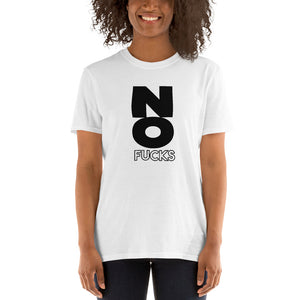 No F’s White Unisex T-Shirt