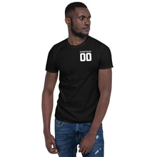 Load image into Gallery viewer, Zero F cks Black Black White Unisex T-Shirt
