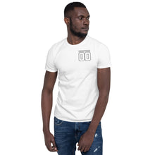 Load image into Gallery viewer, Zero F cks White Black White  Unisex T-Shirt
